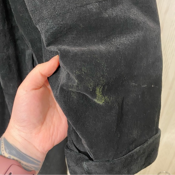 Vintage Ellen Ashley Genuine Suede Leather Swing Jacket - Picture 7 of 8